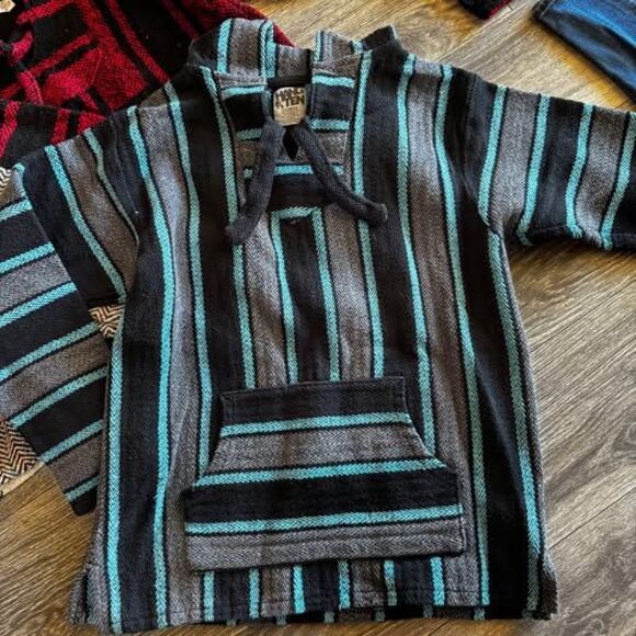 3 Mexican Baja Hoodie Pullovers - Picture 3 of 3